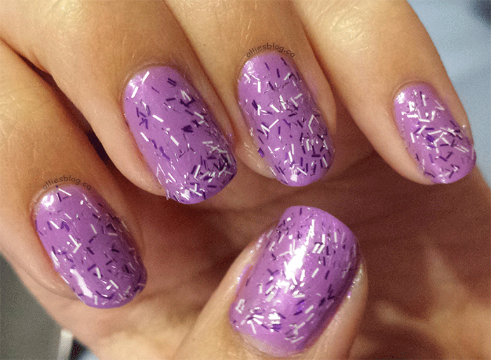 31 day challenge day 6 |violet nails |September 6 2014