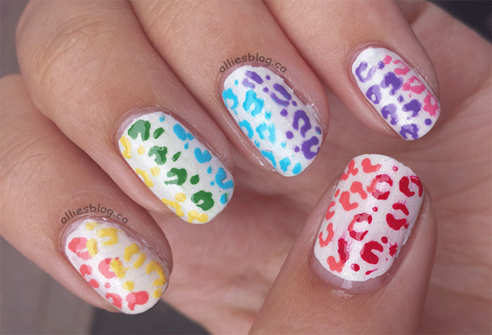 31 day challenge day 8 rainbow nails | sept 9 2014
