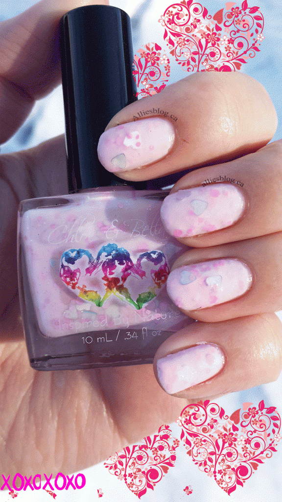 chloe & bella |valentines day nail polish |nail polish swatches | desire | devotion 