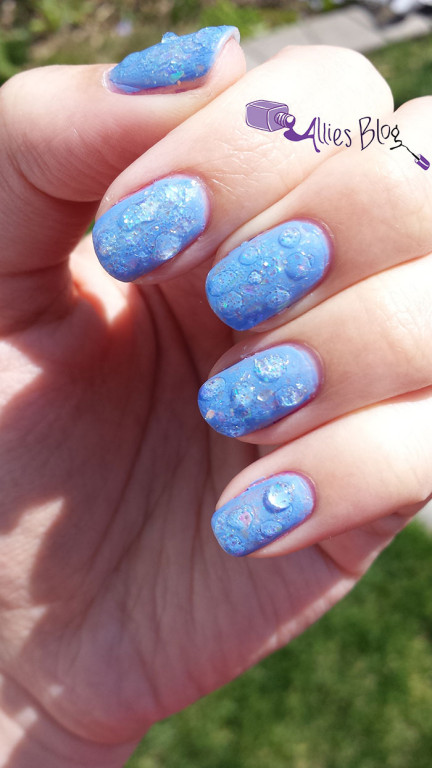 april showers monthly #naillinkup | rain nails | blue nails | craftynail | sinful colors