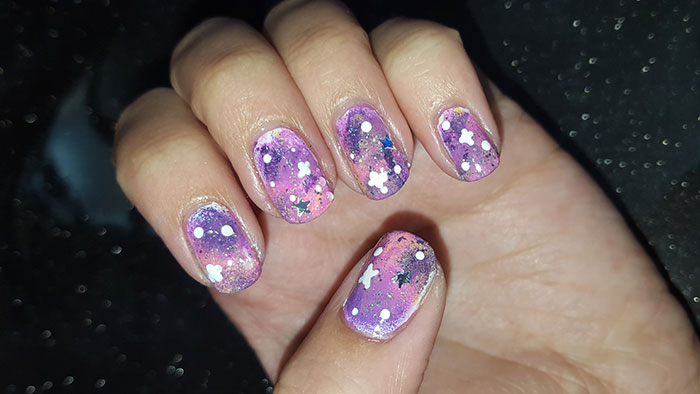 galaxy nails | 31 day challenge | #31DC2015