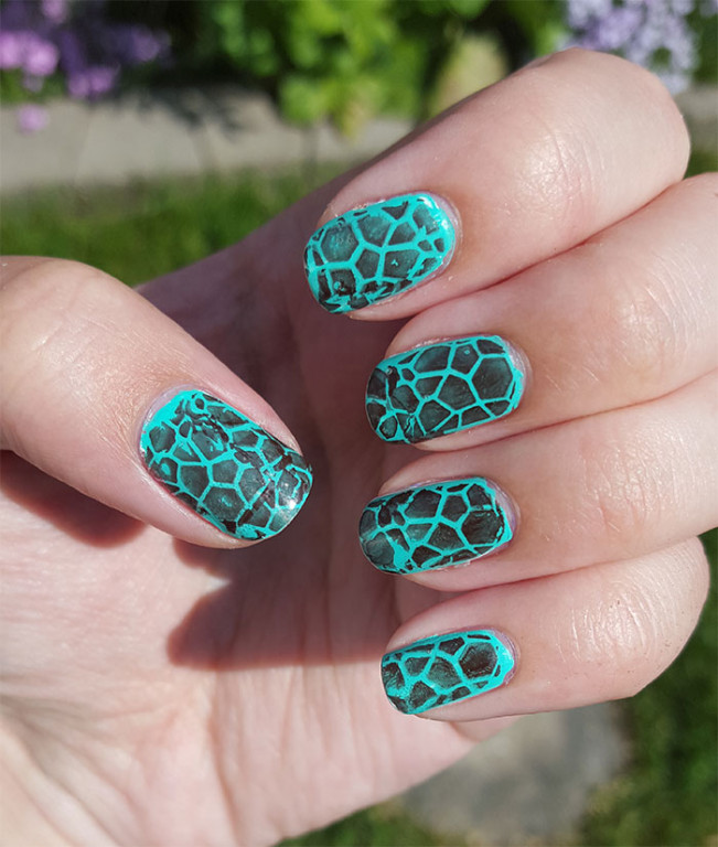 giraffe nails | stamping nails | 31 day challenge | #31dc2015