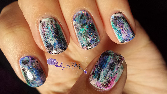 distressed nails | chalkboard nails | nail polish | inspired by