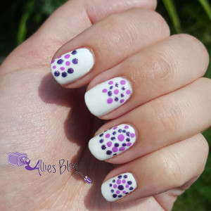 #omd3nails | july omd3nails | nail art challenge |polka dot nails